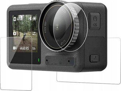 Xham mbrojtës TELESIN për DJI Osmo Action 5 Pro, për ekran dhe lente, transparencë HD