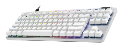Tastierë gaming Logitech G Pro X TKL Rapid, mekanike, RGB, e bardhë