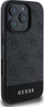 Kapak telefoni Guess PU 4G Stripe për iPhone 16 Pro Max, silikon, gri