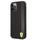 Kapak telefoni Ferrari On Track për iPhone 12 Pro Max, lëkurë, i zi