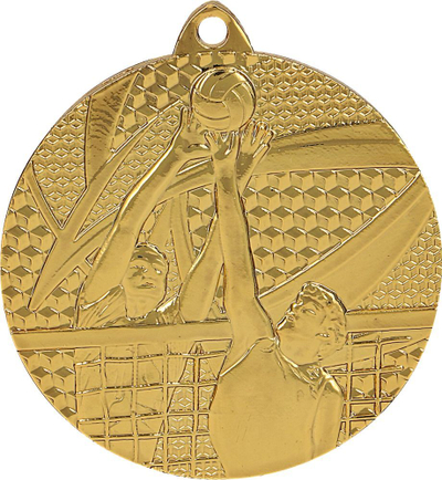 Medalje metali Tryumf për volejboll (MMC7650 / G), e artë