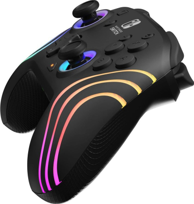 Gamepad Nintendo PDP Afterglow Wave, wireless, RGB, i zi