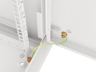 Kasetë murale rrjeti Lanberg WF01-6406-00S, 19", 6U, gri