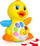 Rosë elektronike Hola Dancing Duck, me muzikë edhe drita, shumëngjyrëshe