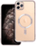 Kutia mbrojtëse Electro Mag për iPhone 11 Pro Max, silikoni, MagSafe, transparente