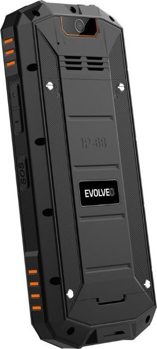 Telefoni EVOLVEO StrongPhone Z6, Dual SIM, IP68, zi portokalli