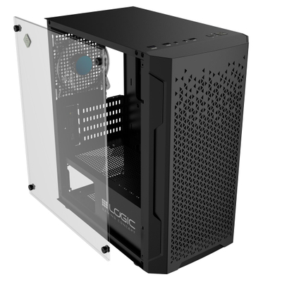 Kuti kompjuteri Logic Concept Aramis, Micro ATX, ARGB, e zezë