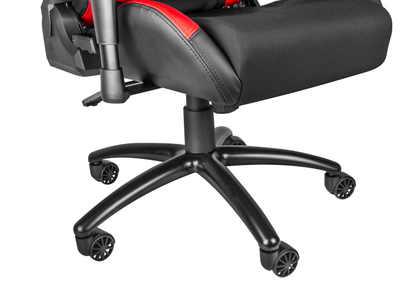 Karrige lojërash Genesis Nitro 550, 150 kg, e zezë/e kuqe