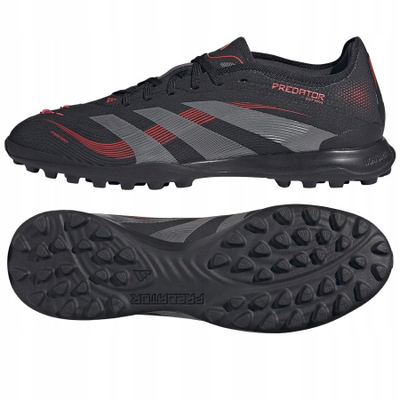 Këpuca futbolli Adidas Predator, për fushë artificiale, për adultë, të zeza