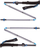 Bastun trekkingu Black Diamond Distance FLZ, palos, rregullues, gri