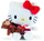 Lodër pelushi Trudi Hello Kitty XS, me arush pelushi, e bardhë