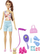 Kukull Barbie Mattel Relax Fitness HKT91, me aksesorë sportivë, shumengjyrëshe