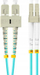 Kabllo optike Lanberg Patchcord MM LC SC, OM3 50/125, 2m, ngjyrë aqua