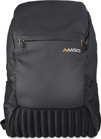 Çantë shpine New AMSO MODERN LYS230509 për laptop 15.6", që s’e merr uji, e zezë