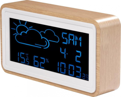Stacion moti Denver WS-72, ekran LCD, porta USB, kafe