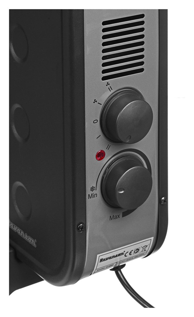 Ngrohës konvektor Ravanson CH9000BT, 2000W, funksion TURBO, i zi