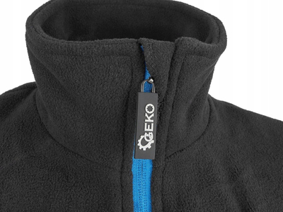 Jakne polar GEKO, 100% poliester 280g, madhësia XXXL, e zezë