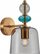 Appliqe muri Italux Namos WL27092BMCBRO, E27 40W, metal xham, bronz