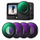Set filtrash K&amp;F Concept për DJI Osmo Action 6, CPL ND8 ND16 ND32, i zi