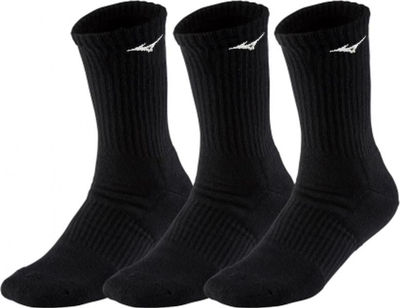 Çorape sportive Mizuno Training Mid Socks 32GX250509, 3 palë, të zeza