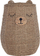 Shportë lodrash Beliani Fulan Teddy Bear, për fëmijë, seagrass natyral