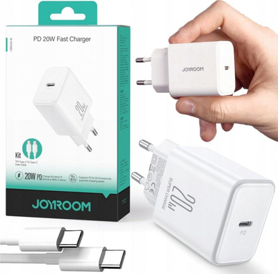 Karikues USB C Joyroom JR-TCF06, 20W, PD QC, i zi