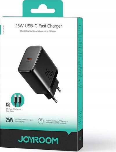 Karikues telefoni Joyroom JR-TCF11, 25W, USB-C, me kabllo 1m, i bardhë