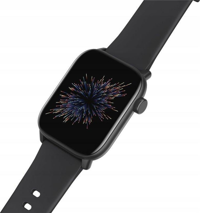 Smartwatch Oromed Fit 5, matje shëndeti, njoftime telefoni, i zi