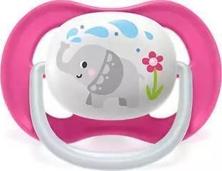 Qetësues goje për bebe Philips Avent Ultra Air SCF080/12, 6-18 muaj, silikon, set me 2 copë, rozë vjollcë