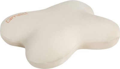 Jastëk ortopedik QMED Slim Pillow, memory foam, ergonomik, ngjyrë krem