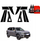 Folie mbrojtëse shtylla A B C Dacia Bigster, set 12 copë, glossy, e zezë