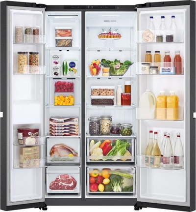 Frigorifer side by side LG GSBC40EPPE, 664L, i pavarur, i zi