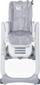 Karrige e naltë Chicco Polly 2 Start, 91-110 cm, me rrota, gri çeliku