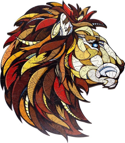 Puzzle druri Animal Puzzle Lion, 100 copëza, shumëngjyrësh