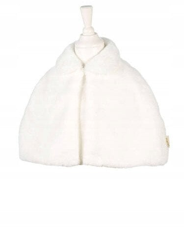 Mantel për vajza Souza Sterre, 34 cm, për 5-7 vjeç, i bardhë