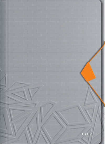 Dosje me 3 fletë Leitz Urban Chic 46490088, A4, kapacitet 150 fletë, gri