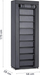 Ормар за чевли Massido Textile Shoe Cabinet, 10 рафтови, 28 x 58 x 175 cm, графит