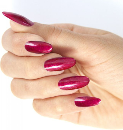 Llak xhel hibrid Neess 7563 School Disco, efekt rubber, me shkëlqim glitter, rozë