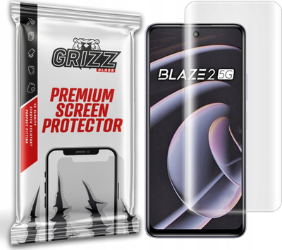 Mbështjellës ekrani GrizzGlass Hydrofilm për Lava Blaze 2 5G, hidrogel, transparent