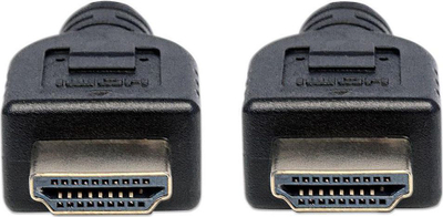 Kabllo Manhattan HDMI 2.0, 1m, e zezë