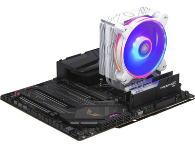 Ftohës CPU Cooler Master Hyper 212 Halo, 4 heat pipes, i bardhë