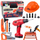 Set lodrash DIY Toolbox, 55 pjesë, kaçavidë me bateri, shumëngjyrëshe