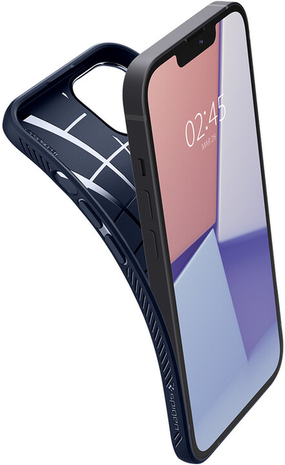 Mbrojtëse Spigen Liquid Air për Apple iPhone 13, e kaltër