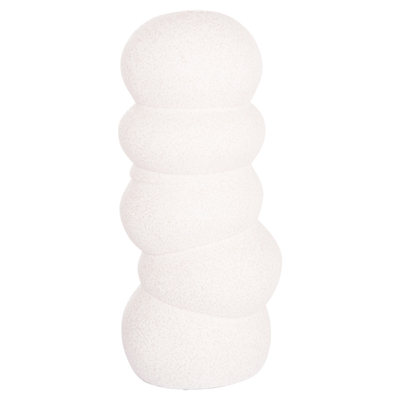 Dekor tavoline qeramike Rook Φ13x31Hcm (HM4630.01), bardhë