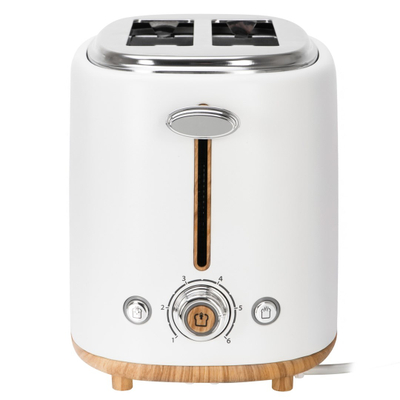 Toster ADLER AD 3225, 2 feta, 800W, funkcioni grill, i bardhë
