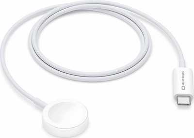 Karikues wireless Swissten për Apple Watch, 3W, USB C, i bardhë