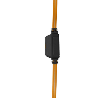 Kufje për lojëra DEFENDER Warhead G-120, 40mm, 2m, portokalli