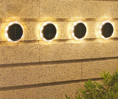 Lampë solare kopshti Saska Garden SP-6509, set 2 copë, e bardhë