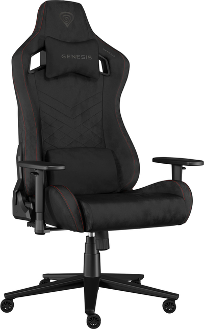 Karrige gaming GENESIS Nitro 660, pëlhurë, deri 150 kg, e zezë