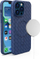 Mbështjellës Pleciony Woven Case për iPhone 14 Pro, TPU, navy blue